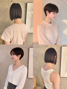 ムーフ(Moof)の写真/福岡でショート、ボブなど抜け感のあるショートスタイルが得意なサロン。再現性も高く朝のセットも楽々♪
