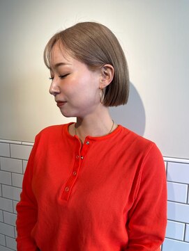 カンナ オーガニック ヘアデザイン(CANNA ORGANIC & HAIR DESIGN) 大人のベージュボブ