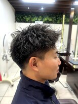 クオリス 上福岡店(QUALIS)&nbsp;春のメンズパーマショートツイストスパイラル