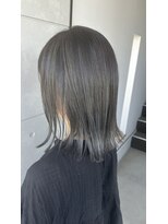 ジョワイユヘアーデザイン(Joyeux)&nbsp;joyeuxコントラストハイライト/ぱつっとボブ【盛本彩乃】