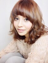 オーロ(ORO)&nbsp;大人かわいいマフラー＆ニットと相性完璧ショートバングミデイ