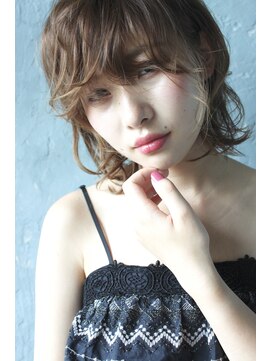 ソルト(Salt) 大名<Salt>くせ毛風パーマ×グレージュカラー(OKABE)1