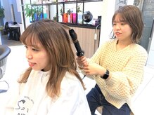 お客様のご要望に合わせてスタイリング♪ステキなhairのお披露目♪【立川】