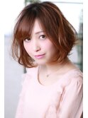 ミルクブラウン/ダークパープル/ナチュラルショート/夏/上尾