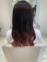 カイム ヘアー(Keim hair) ピンクバイオレット×グラデーションカラー/裾カラー/20代30代