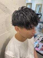 エルオム(EL.HOMME)&nbsp;【YUKI】ワンカールパーマ×前下がり×マッシュ