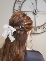 ヘアセットサロン ミント(Hair set salon MINT)&nbsp;ルーズハーフアップ