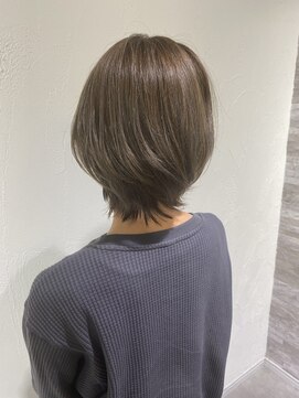 ヘアー ガーデン ルノン(Hair Garden Lunon) 伸ばしかけショートスタイル