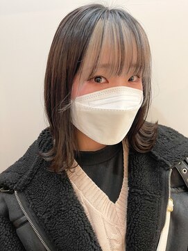 テトラ バイ ネオリーブ 横浜西口店(tetra by neolive) バングカラーにホワイトベージュを☆