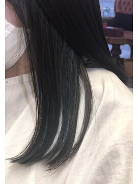 ドゥ スタイル 三国ヶ丘店(Duex Style) グレイカラー×イヤリングカラー×シルバーグレージュ