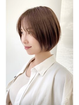 ミチオ ノザワ ヘアサロン ギンザ(Michio Nozawa HAIR SALON Ginza) 似合わせカット×抜け感丸みショート【瀧上丈司】