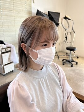 ラ メール ヘア デザイン(La mer HAIR DESIGN) ミルクティーベージュカラー