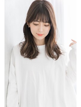 フレーム へアアンドトリートメント 天王寺北口店(FRAME) 【FRAME  天王寺北口】ニュアンスカラー/ぱっつん前髪