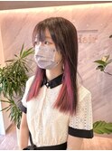 インナーカラー☆ピンク
