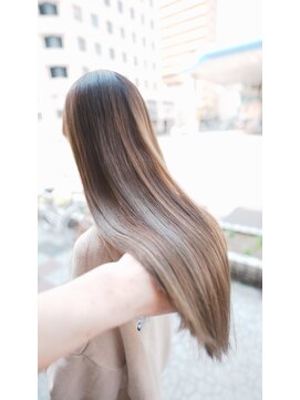 ボアップ 京橋店(boappu) #イルミナカラー#ミルクティーベージュ#ハイライト