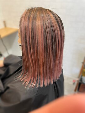 サロン 名和店(SALON) くすみピンクのシャドールーツ