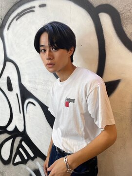 フュー 新小岩(few.) ハイライト/マッシュパーマ/ウルフ/アッシュブラック[新小岩駅]