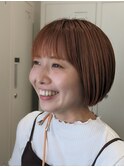 ピンクのまるっこボブ！