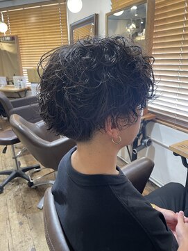 スノードロップ 高円寺店(Snowdrop) ハイライト/マッシュパーマ/ウルフ/アッシュブラック