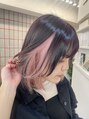 ペレ 渋谷(PELE) パーソナルカラーを考えて似合わせるピンクカラー/ハイトーン