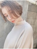 ハンサムショート×シアーベージュ☆