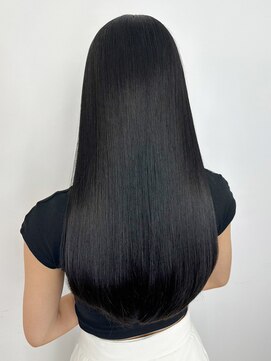 アイティーバイアルバム 松戸店(IT by ALBUM) ブルーブラック__ハッシュカットフルバング_ba471302