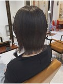 切りっぱなしボブ