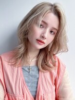 ホォレ 豊中店(fore)&nbsp;オリーブベージュショートミニボブグレージュブリーチレイヤー