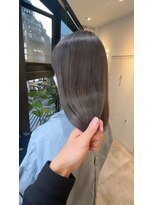 ジーナ 船橋(Zina)&nbsp;髪質改善＊ロングレイヤーグレーベージュ＊美髪【Zina船橋】