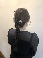 ココカラヘアー ニコ(cococara hair nico)&nbsp;結婚式アレンジ/お呼ばれヘア/編み込みアレンジ