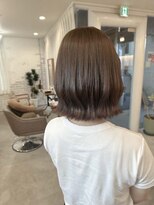 アムプリエ(Ame briller)&nbsp;外はねボブ透明感カラー／ベージュ