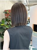 切りっぱなしボブ×ハイライトカラーY65