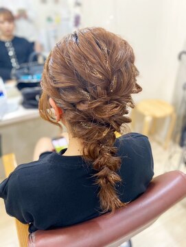 アンジェリカ 布施セントラルビル店(ANGELICA) ねじねじアレンジ♪