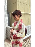 浴衣の着付け＋ヘアセット