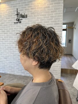 ハル(HaLu) ショートパーマ