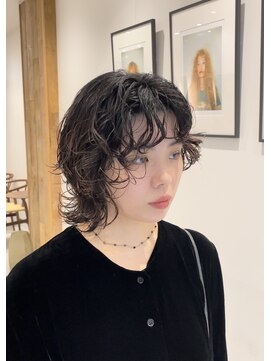 シアン 矢場町店(CYAN.) ショートウルフ×パーマ