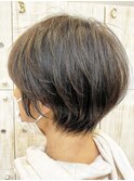 【stylist 片山】出かける時はオイルのみ!丸みショート