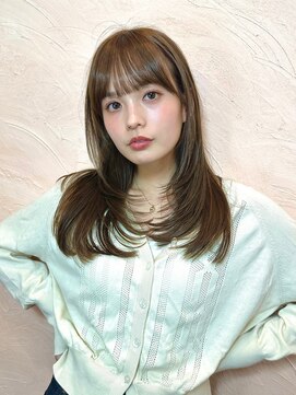 リベルタ(liberta) 似合わせフェミニンロング×艶ベージュ［liberta/ゆう