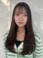 シエロビューティー(CIELO beauty) ハイライトカラーミルクティーベージュレイヤーカット