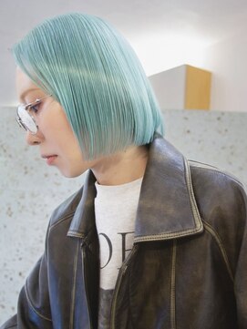 ユルク(JURK nagoya) ペールブルー×ボブ