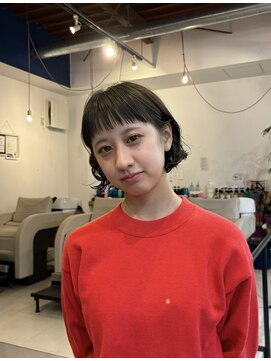 オアズヘアービィグラッド(ORe'S HAIR BE GLaD) ボブパーマスタイル