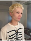 【fuuki style】ブロンド スパイキー ショート