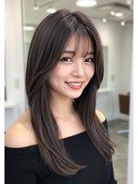 グルグル 下総中山店(GULGUL)&nbsp;ロング/顔周り/レイヤーカット/ハイライト/下総中山