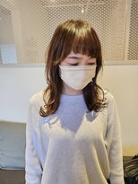 アン アイズ(ann EYES)&nbsp;ミディアムレイヤー前髪ありイメチェン20代30代40代50代パーマ