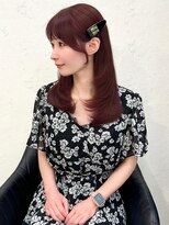 セルカ 新宿(CERCA)&nbsp;新宿韓国ボルドーカラーミディアムワンカールレイヤー