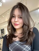オニキス(ONYX)&nbsp;T129レイヤーカットハッシュカット韓国風ブリーチなし透明感