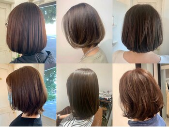 ニジ(Niji)の写真/"艶感や透明感"もあきらめたくない―。髪のダメージを最小限に抑え、ツヤ感のある仕上がりに♪