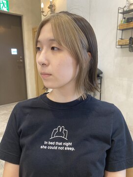 ラボヌールヘアーグレース 門前仲町店(La Bonheur hair grace) 【杉本】フェイスフレーミング/デザインカラー/インナーカラー