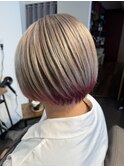 グレージュ、エンドカラーレッド