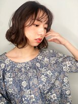 カバーヘア イヴ 戸頭店(COVER HAIR EVE)&nbsp;大人可愛いくびレイヤーくせ毛風ボブパーマp1戸頭20代30代40代